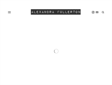Tablet Screenshot of alexandrafullerton.com
